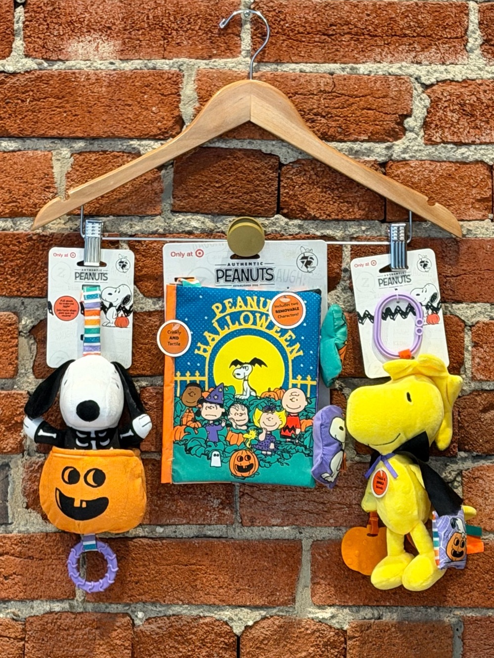 🧡💛 NWT Peanuts Halloween Baby Toy Bundle - Snoopy - Woodstock - Soft Book 💛🧡
